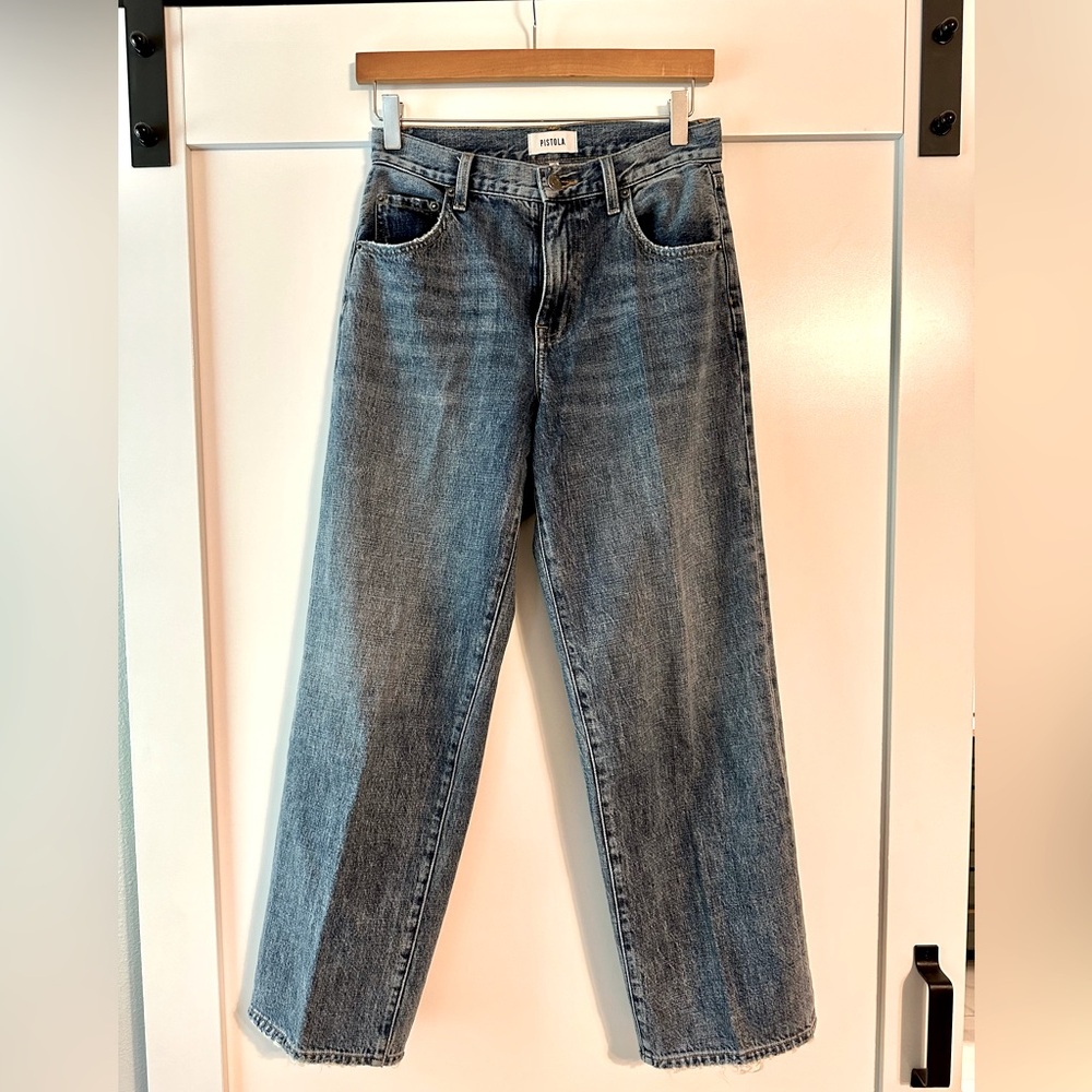 NWT Pistola "Bobbie Ankle" High Rise Wide Leg Ankle Jeans Sz 26
